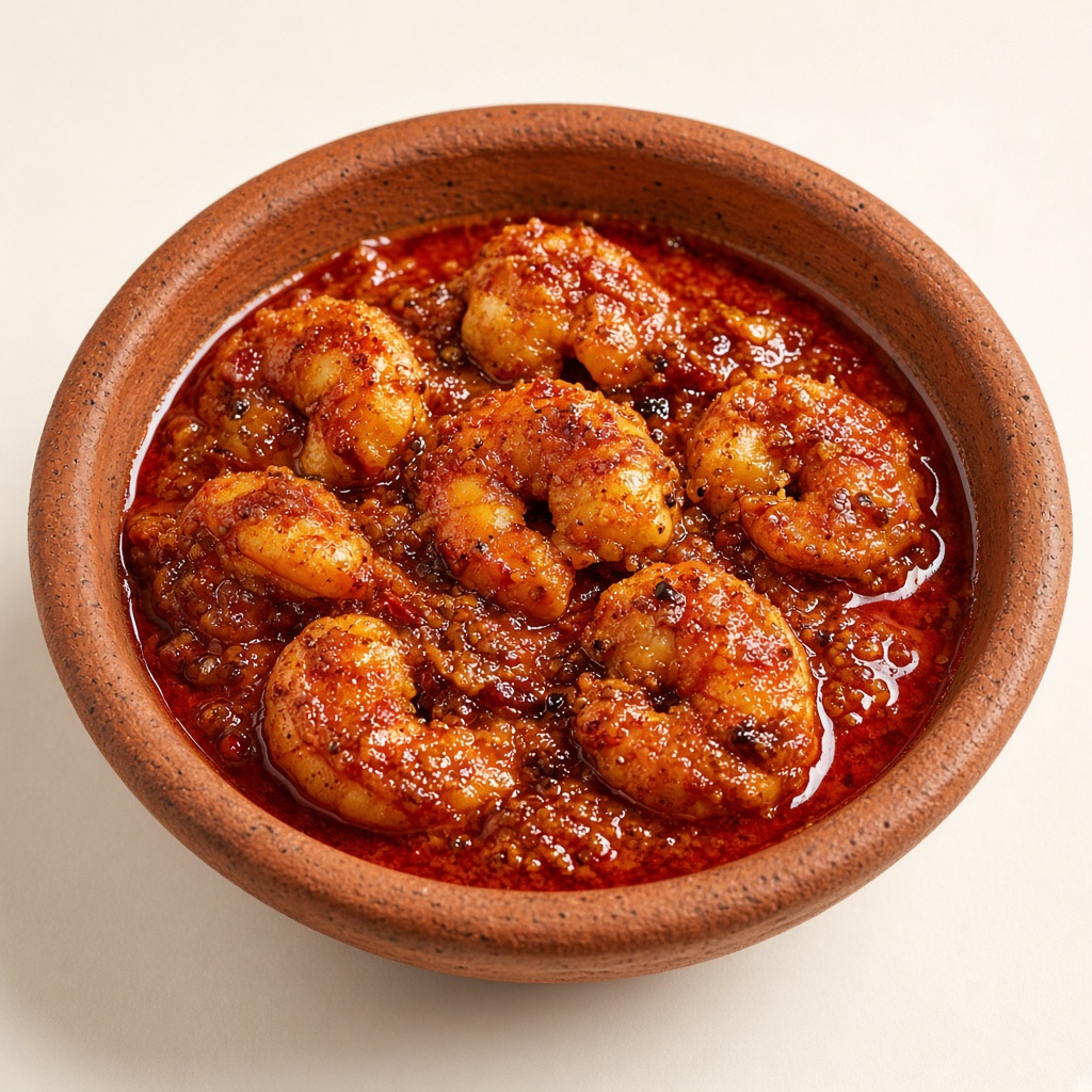 Prawn Pickle, రొయ్యల పచ్చడి